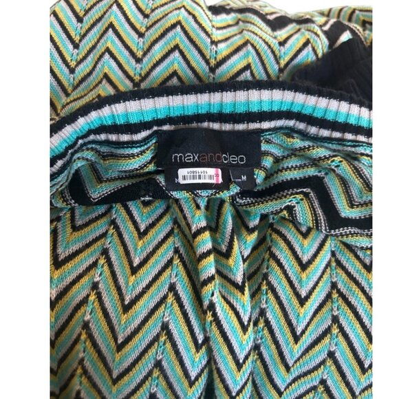 Y2K 2000'S DRESS MAX & CLEO STRIPED KNIT MIDI  S/M - Picture 6 of 6